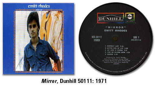 Mirror, Dunhill 50111: 1971